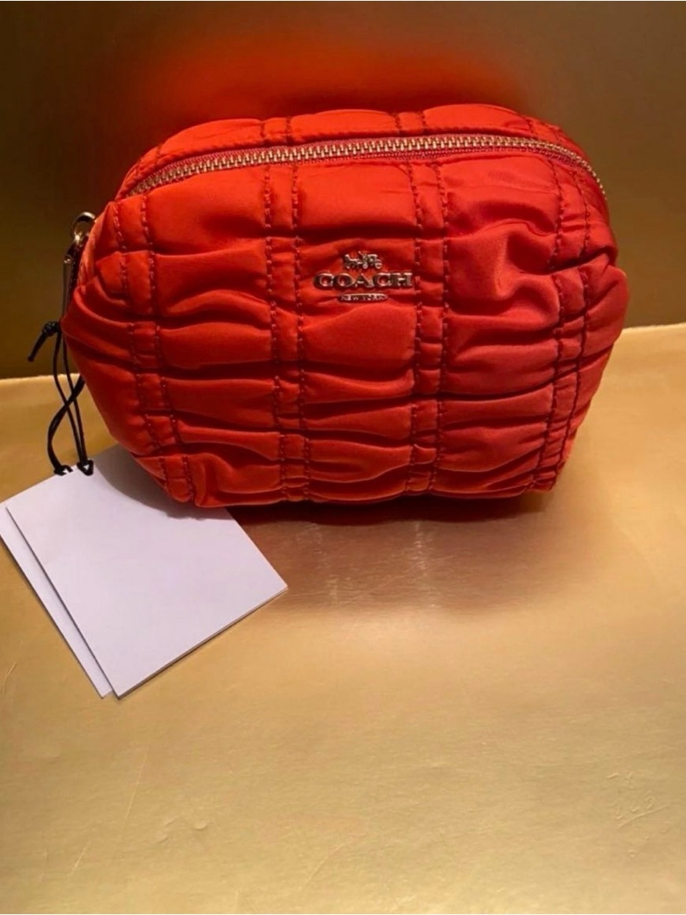 Coach Small Boxy Cosmetic Case C4224 IM/Mango
